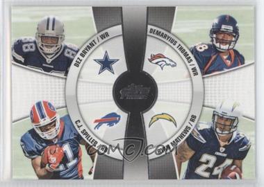 2010 Topps Prime - 4th Quarter #4Q-27 - Dez Bryant, C.J. Spiller, Demaryius Thomas, Ryan Mathews