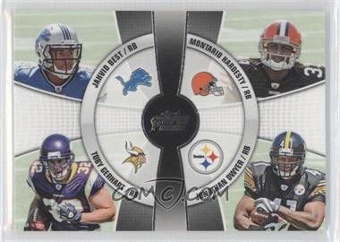 2010 Topps Prime - 4th Quarter #4Q-30 - Jahvid Best, Toby Gerhart, Montario Hardesty, Jonathan Dwyer