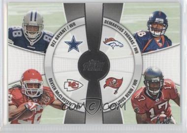 2010 Topps Prime - 4th Quarter #4Q-4 - Dez Bryant, Dexter McCluster, Demaryius Thomas, Arrelious Benn