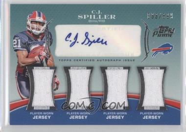 2010 Topps Prime - Level 5 Autographed Relic #PL5-CS - C.J. Spiller /399