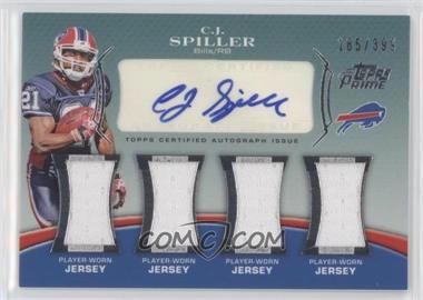 2010 Topps Prime - Level 5 Autographed Relic #PL5-CS - C.J. Spiller /399