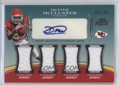 2010 Topps Prime - Level 5 Autographed Relic #PL5-DMC - Dexter McCluster /499