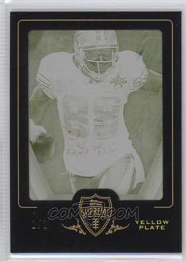 2010 Topps Supreme - [Base] - Framed Printing Plate Yellow #25 - Dez Bryant /1