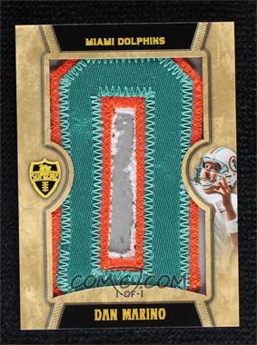 2010 Topps Supreme - Letter Patch Relic #SLP-DM - Dan Marino /1