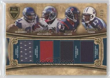 2010 Topps Supreme - Quad Rookie Relics - Green #SRQG-TWTW - Golden Tate, Mike Williams, Ben Tate, Damian Williams /3