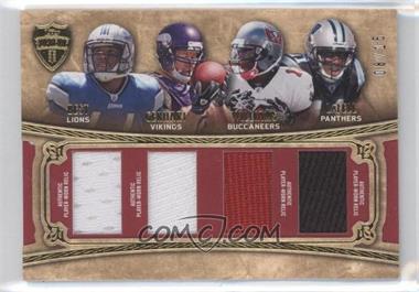 2010 Topps Supreme - Quad Rookie Relics #SRQG-BGGW - Jahvid Best, Toby Gerhadt, Rob Gronkowski, Damian Williams /15