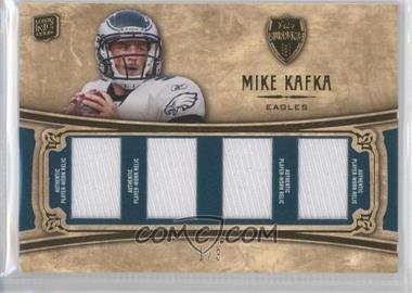 2010 Topps Supreme - Rookie Quad Relics - Green #SRQR-MK1 - Mike Kafka /3