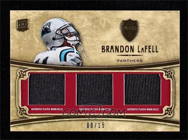 2010 Topps Supreme - Rookie Triple Relics #SRTR-BLA - Brandon LaFell /15 [Noted]