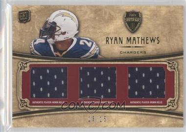 2010 Topps Supreme - Rookie Triple Relics #SRTR-RM - Ryan Mathews /15