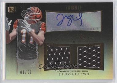 2010 Topps Tribute - Autographed Dual Relics - Black Rainbow #ADR-JS - Jordan Shipley /30