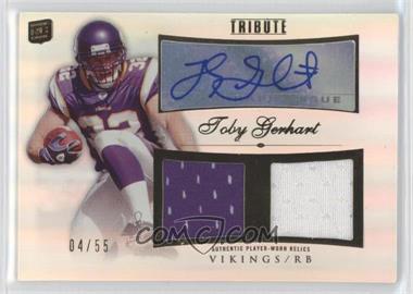 2010 Topps Tribute - Autographed Dual Relics #ADR-TG - Toby Gerhart /55