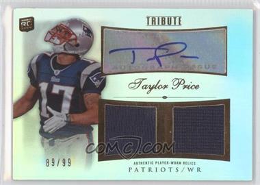 2010 Topps Tribute - Autographed Dual Relics #ADR-TP - Taylor Price /99