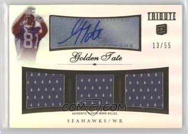 2010 Topps Tribute - Autographed Triple Relics #ATR-GT - Golden Tate /55