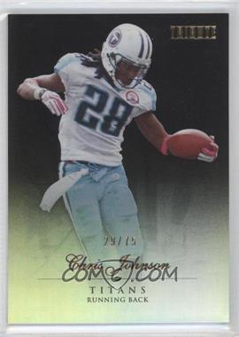 2010 Topps Tribute - [Base] - Black Rainbow #10 - Chris Johnson /75