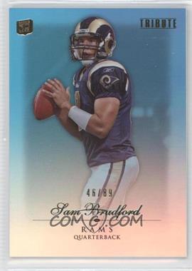 2010 Topps Tribute - [Base] - Blue Rainbow #20 - Sam Bradford /89