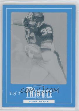 2010 Topps Tribute - [Base] - Framed Printing Plate Cyan #36 - Franco Harris /1