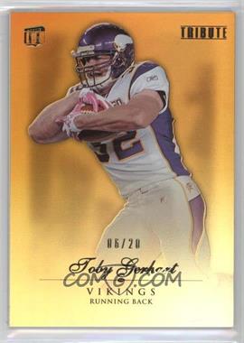 2010 Topps Tribute - [Base] - Gold Rainbow #83 - Toby Gerhart /20