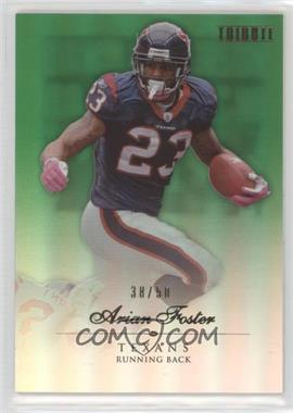2010 Topps Tribute - [Base] - Green Rainbow #11 - Arian Foster /50 [Noted]