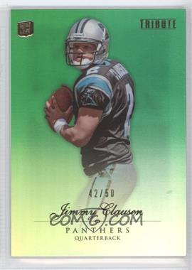 2010 Topps Tribute - [Base] - Green Rainbow #31 - Jimmy Clausen /50