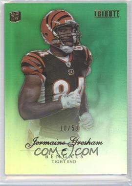 2010 Topps Tribute - [Base] - Green Rainbow #58 - Jermaine Gresham /50