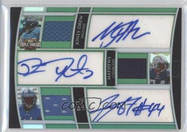 2010 Topps Triple Threads - Autograph Relic Combos - Emerald #TTARC-8 - Maurice Jones-Drew, Ryan Mathews, Jahvid Best /18