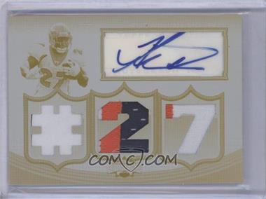 2010 Topps Triple Threads - Autographed Relics - White Whale Printing Plate Yellow #TTAR-13 - Knowshon Moreno /1