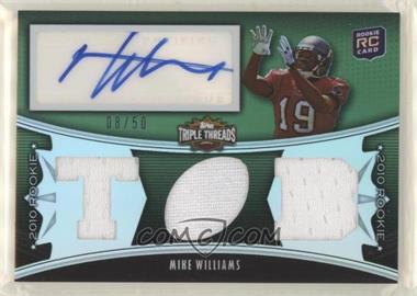 2010 Topps Triple Threads - [Base] - Emerald #127.2 - Mike Williams (TB) /50