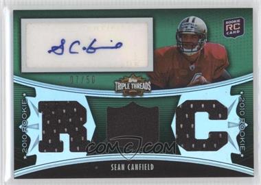 2010 Topps Triple Threads - [Base] - Emerald #135 - Sean Canfield (RC) /50 [Noted]