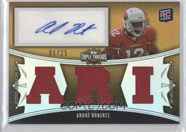 2010 Topps Triple Threads - [Base] - Gold #131.2 - Andre Roberts (ARI) /25