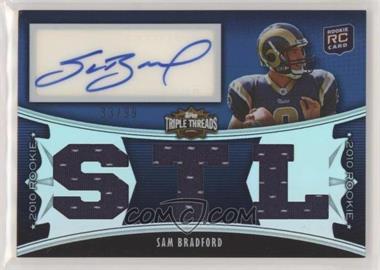 2010 Topps Triple Threads - [Base] #101.2 - Sam Bradford (STL) /99