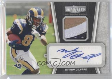 2010 Topps Unrivaled - Autograph Patch Relics - Black #UAP-MG - Mardy Gilyard /50