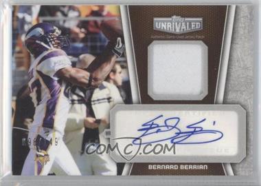 2010 Topps Unrivaled - Autograph Patch Relics #UAP-BB - Bernard Berrian /149