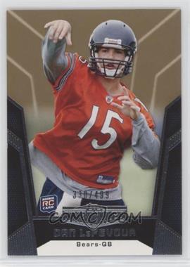 2010 Topps Unrivaled - [Base] - Gold #140 - Rookie - Dan LeFevour /499