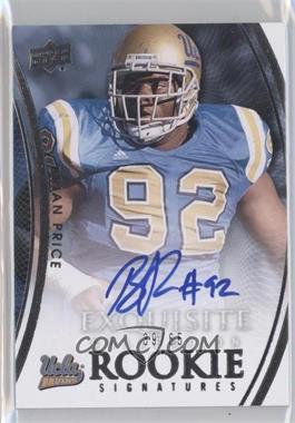 2010 Upper Deck Exquisite Collection - [Base] #184 - Rookie Signatures - Brian Price /65