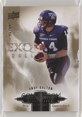 2010 Upper Deck Exquisite Collection - Exquisite Rookies #ER-AD - Andy Dalton /99