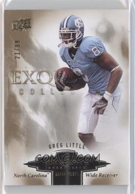 2010 Upper Deck Exquisite Collection - Exquisite Rookies #ER-GL - Greg Little /99