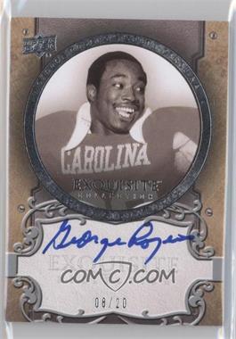 2010 Upper Deck Exquisite Collection - Legacy Signatures #LGR - George Rogers /20