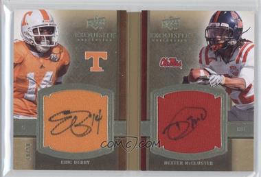 2010 Upper Deck Exquisite Collection - Rookie Bookmarks #RBM-ED - Eric Berry, Dexter McCluster /50