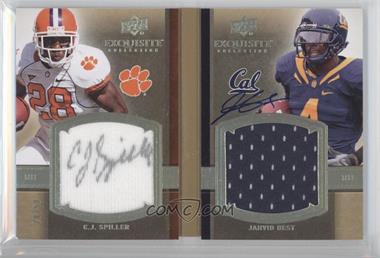 2010 Upper Deck Exquisite Collection - Rookie Bookmarks #RBM-SB - C.J. Spiller, Jahvid Best /50