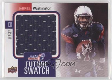 2011-12 Upper Deck USA Football - Box Set [Base] - Future Swatch Jersey #FS-1 - Jabriel Washington