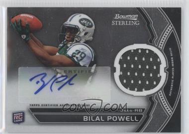 2011 Bowman Sterling - Autograph Relics #BSAR-BP - Bilal Powell