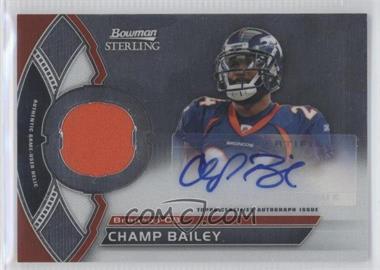 2011 Bowman Sterling - Autograph Relics #BSAR-CB - Champ Bailey