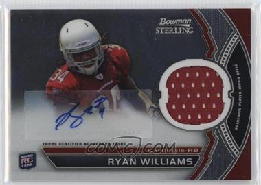 2011 Bowman Sterling - Autograph Relics #BSAR-RW - Ryan Williams