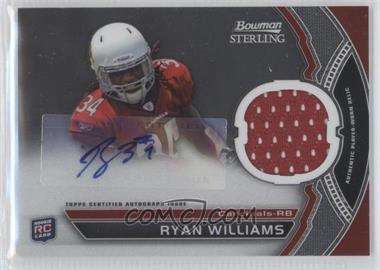 2011 Bowman Sterling - Autograph Relics #BSAR-RW - Ryan Williams