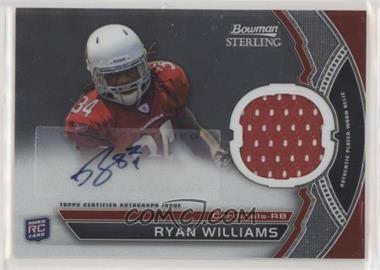 2011 Bowman Sterling - Autograph Relics #BSAR-RW - Ryan Williams