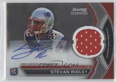 2011 Bowman Sterling - Autograph Relics #BSAR-SR - Stevan Ridley