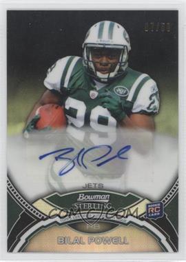 2011 Bowman Sterling - Autographs - Black Refractor #BSA-BP - Bilal Powell /50