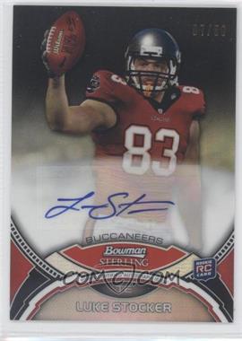 2011 Bowman Sterling - Autographs - Black Refractor #BSA-LS - Luke Stocker /50