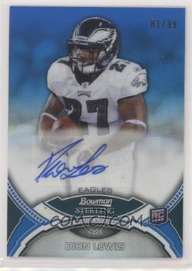 2011 Bowman Sterling - Autographs - Blue Refractor #BSA-DL - Dion Lewis /99