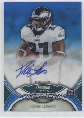 2011 Bowman Sterling - Autographs - Blue Refractor #BSA-DL - Dion Lewis /99